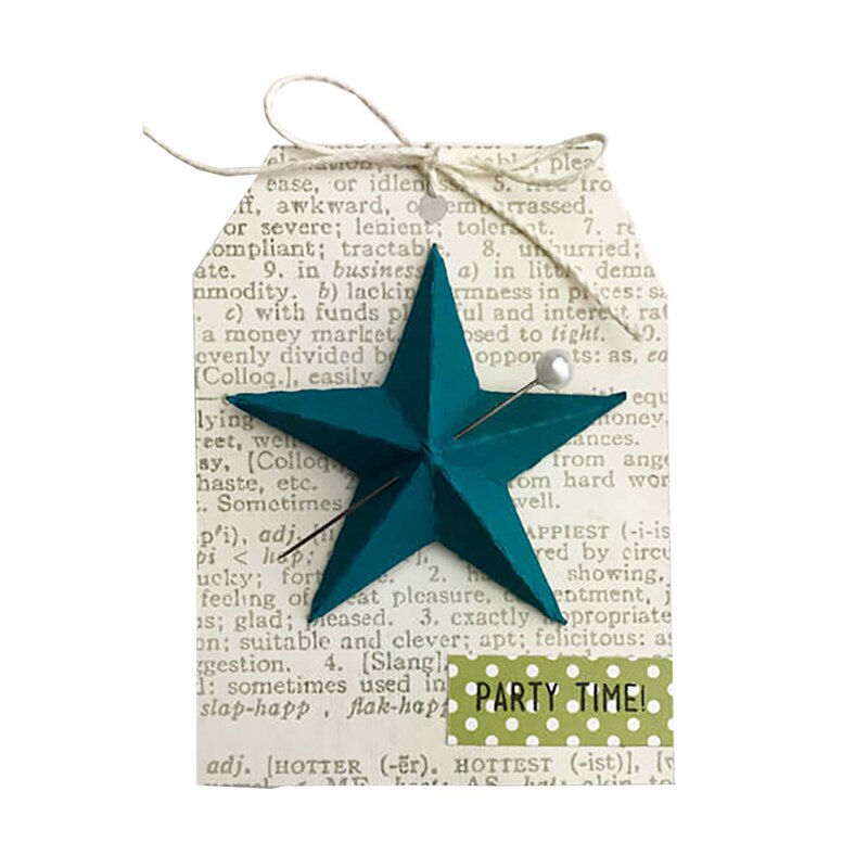 Stereo Five-Pointed Star Craft Metal Cutting Frame Templates Scrapbooking Embossing Paper Cards Photo Album Craft Stencils Dies