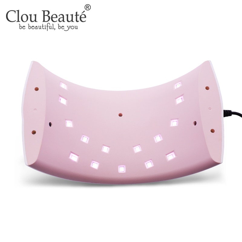 Clou Beaute Gel Polish Nail Lamp 24 w US Plug Droger LED UV Licht 6 w Mini Gel Nail Droger nagellak Manicure Fast Dry Nail Lamp