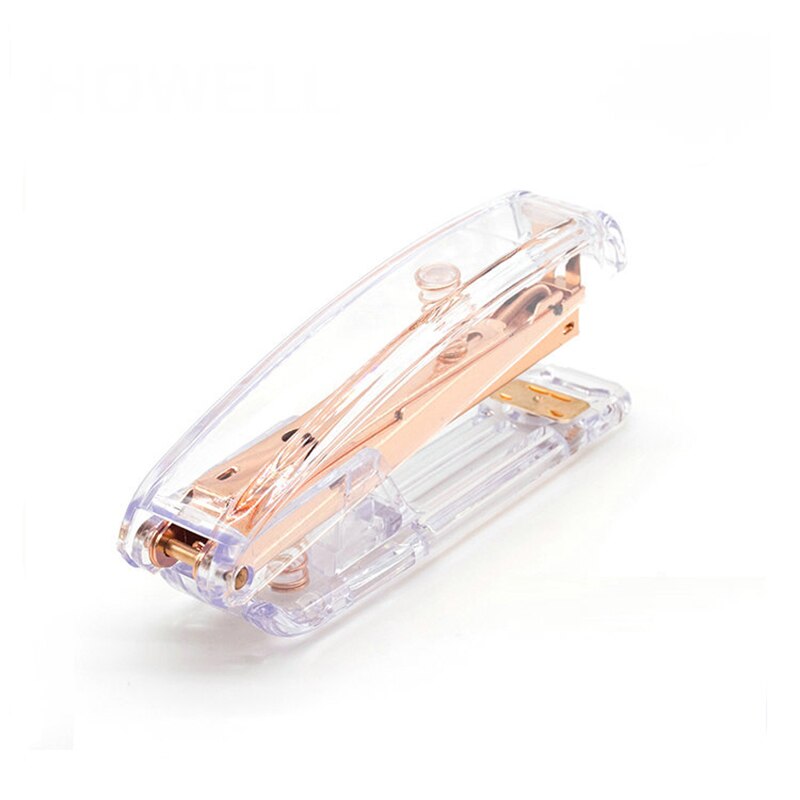 Rose Gold Stapler Edition Metal Manual Staplers 24/6 26/6 Include 100 Staples Office Accessories School Stationery Supplies: Default Title