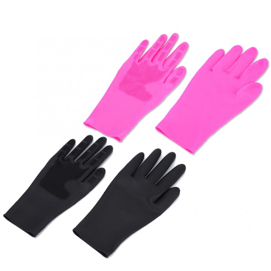 Barbería, guantes de limpieza para lavar el cabello, guantes de silicona antideslizantes para peluquería, guantes de protección para barbería, guantes de silicona