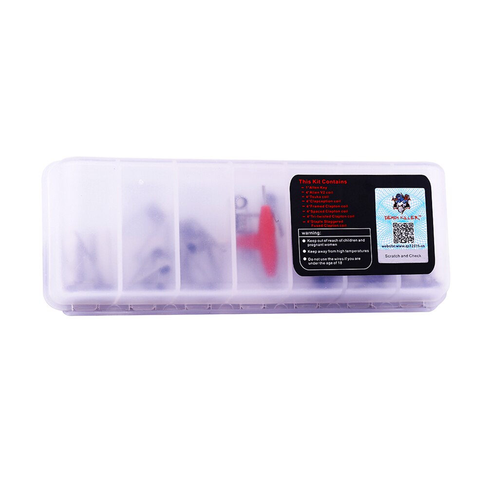 Kit Original de bobine de Violence de tueur de démon 28 pièces 7 en 1 avec bobine de Clapton Alien V2/Tsuka/Clapception/encadrée/espacée/Tri-torsadée