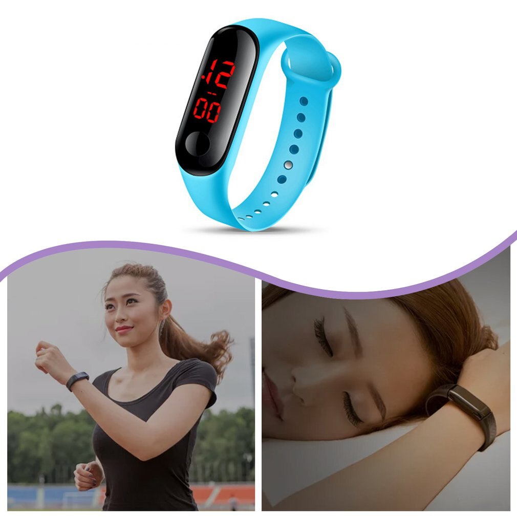 Electronic M3 Touch Waterproof Led Watch Sports Male And Female Student Bracelet High-Definition Dial