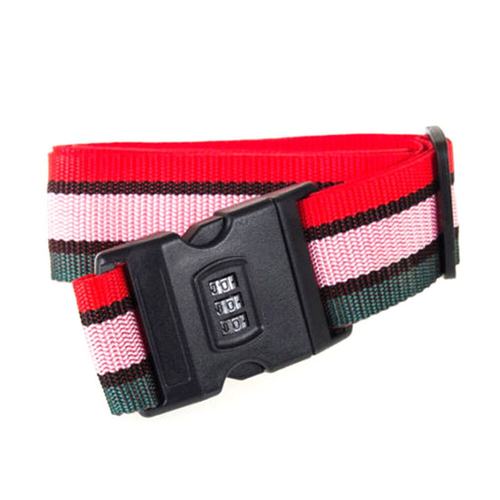 Einstellbare Sicherheits Gürtel mit Drei Digit Kombination schloss für Reise Gepäck Koffer Band Verpackung Blet Strap Reise Zubehör