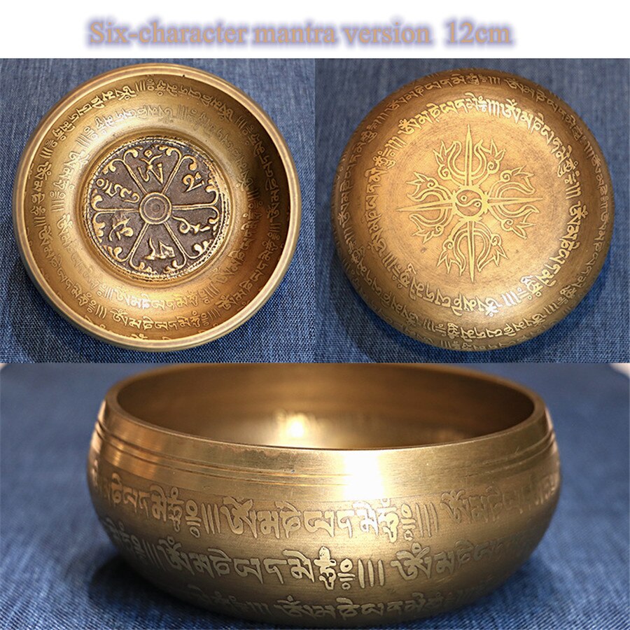 12cm Copper Singing Bowl Manual Tapping Metal Craf... – Vicedeal