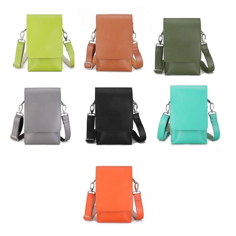 Barber Shop Scissors Bag with Shoulder Strap Portable Faux Leather Hair Comb Holder Pouch Case Waist Pack