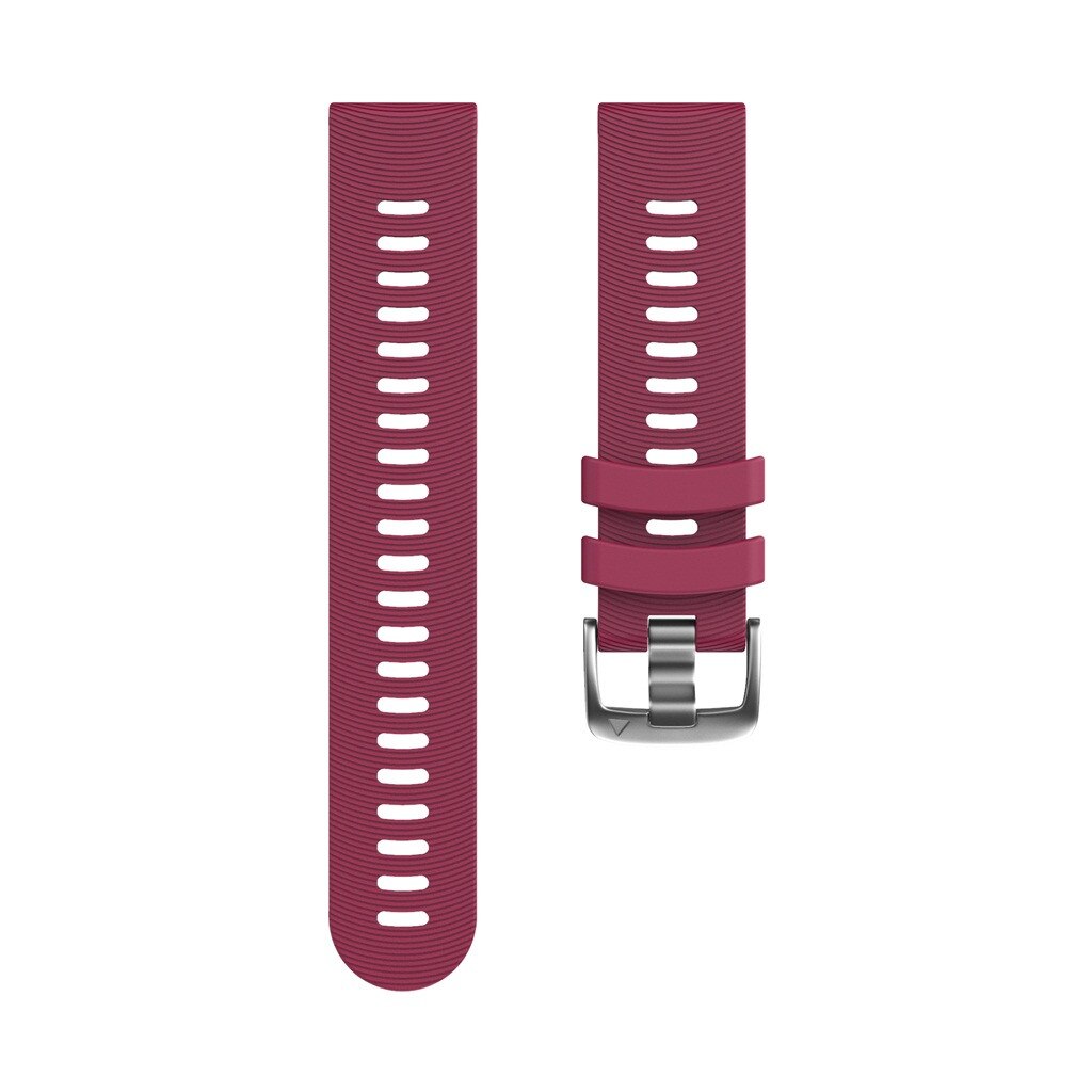 for Garmin Forerunner 245/245M/Vivoactive 3/Vivomove HR Sports Soft Silicone Replacement Watch Band Strap Bracelet Strap 19Nov06: WE