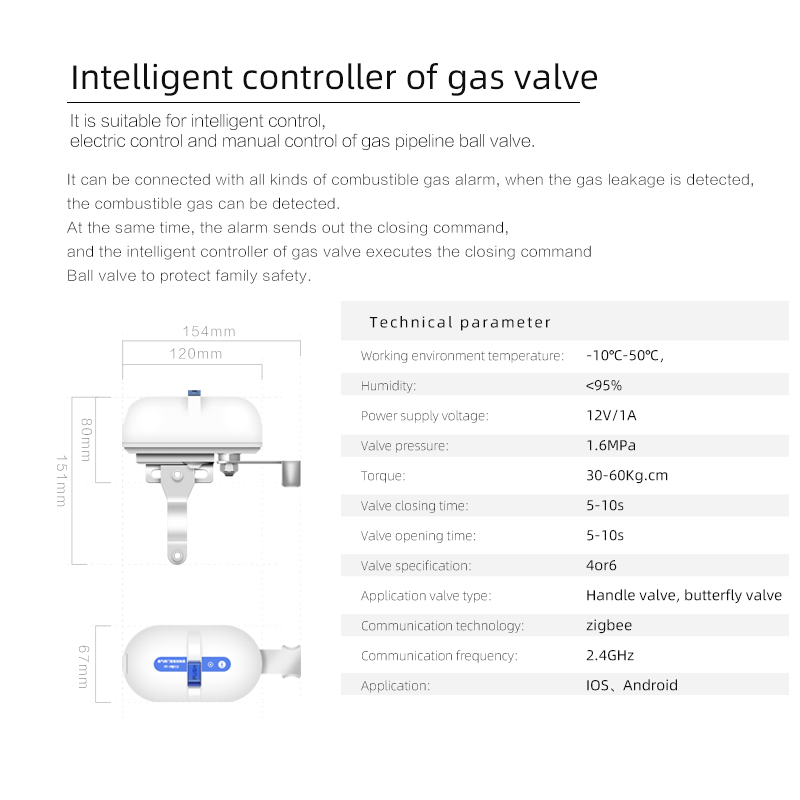 Tuya Smart WiFi Zigbee válvula de agua grifo jardín controlador de aspersor sincronización Control de voz válvula inteligente de Gas para Alexa Google
