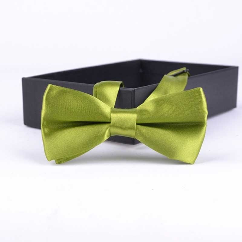 Klassische freundlicher Bowtie Jungen Grils Baby freundlicher Fliege fest Farbe Minze Grün verrotten Schwarz Weiß Grün Schmetterling Gravata: hell Moos