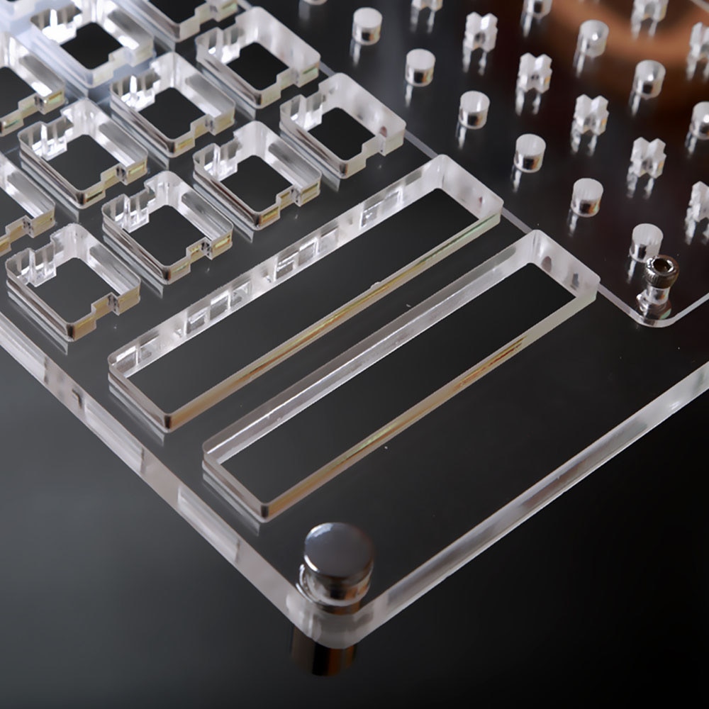 Acrylic Oiling Plate For Mechanical Gaming Keyboard Cherry Gateron Kailh Outemu Box Switch Maintenance Tools DIY Keyboard Kits