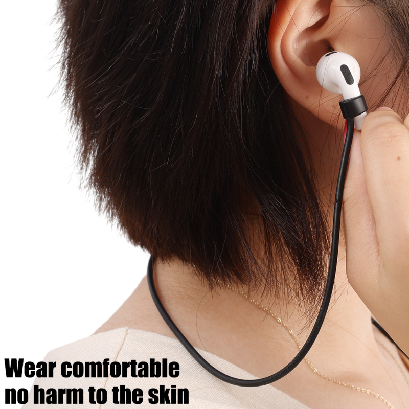 Universele Draadloze Bluetooth Oortelefoon Anti-Verloren Siliconen Lanyard Band Verwijderbare Anti-Druppel Hangende Hals Touw Voor Apple Airpods
