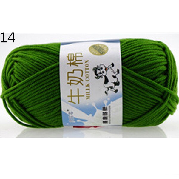 Warm DIY Milk Cotton Yarn Baby Wool Yarn for Knitting Children Hand Knitted Yarn Knit Blanket Crochet Yarn: 14