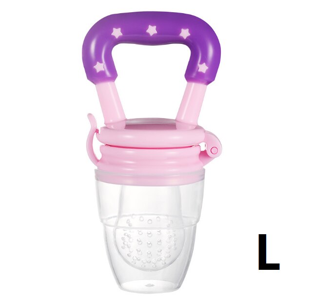 3 Maten 4 Kleur Fruit Tepel Tandjes Baby Tandjes Tepel Veiligheid Baby Speelgoed: Pink L