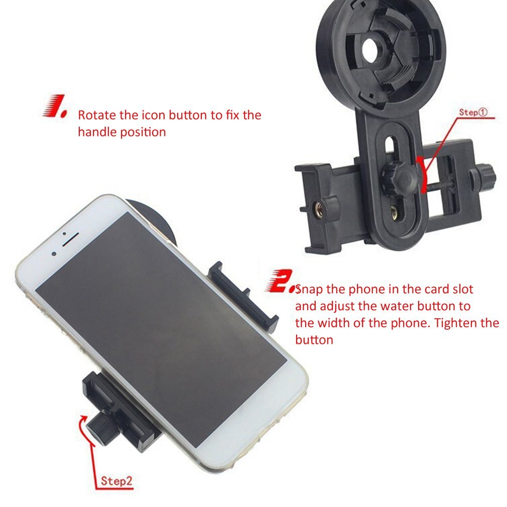 Universel extérieur monoculaire télescope Mobile support pour téléphone caméra vidéo pince photographie adaptateur pince support de montage