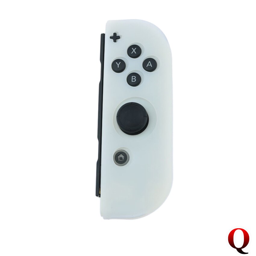 Yuxi 18 Kleur Rechts Zachte Siliconen Cover Voor Nintend Schakelaar Rood Groen Geel Blauw Siliconen Beschermhoes Voor Nintend Accessoires: Q