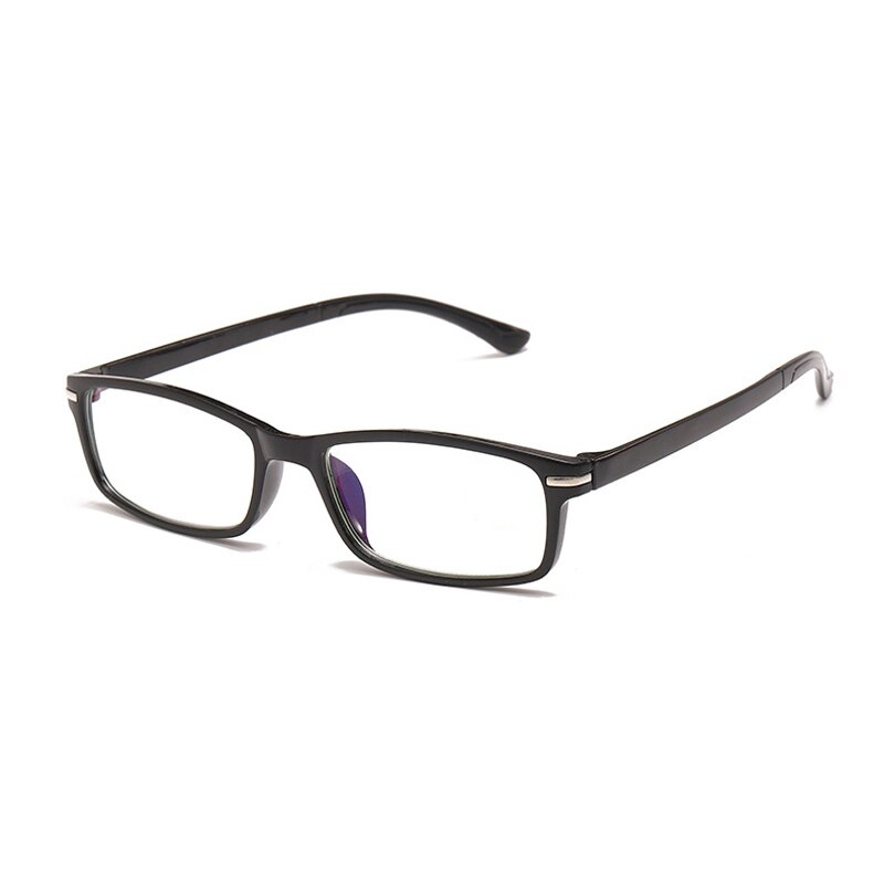 Lunettes de lecture TR90 pour hommes et femmes, ultralégères, rétro, verres clairs, presbytes, + 1.5 2.0 3.0 4.0: +400 / Black