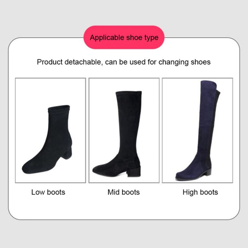 2pcs/set Women's Boots Straps Set Slip Resistant Adjustable Elastic Invisible Lady Leg Belt Shoes Holder