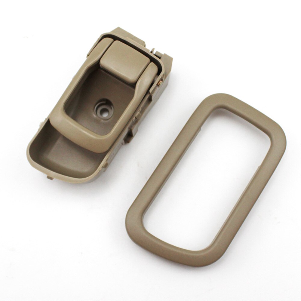 Car Beige Cover Inner Door Handle Frame Bezel For Nissan Navara D22 Pickup 1997