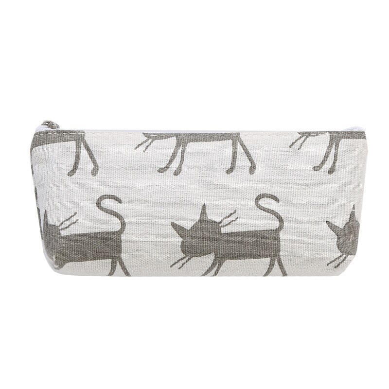 Cartoon Kawaii Vitamins Fruits Pencil Bag Cosmetic Canvas Case School Office Supplies Document Bag File Folder Stationery