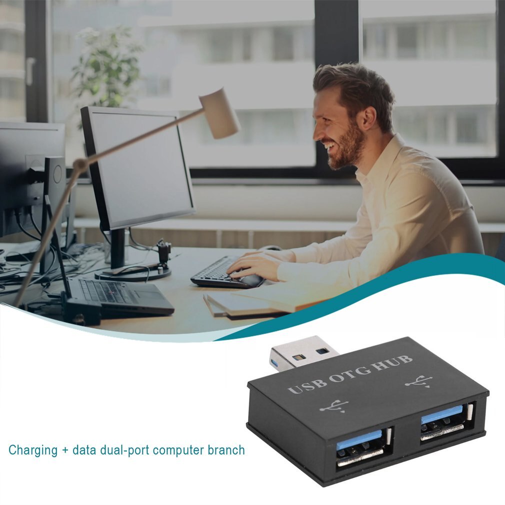 Mini Usb 3.0 Hub 2 Port Usb Hub High Speed Hub Splitter Box For Pc Laptop U Disk Card Reader for Mobile Phone Hub Use