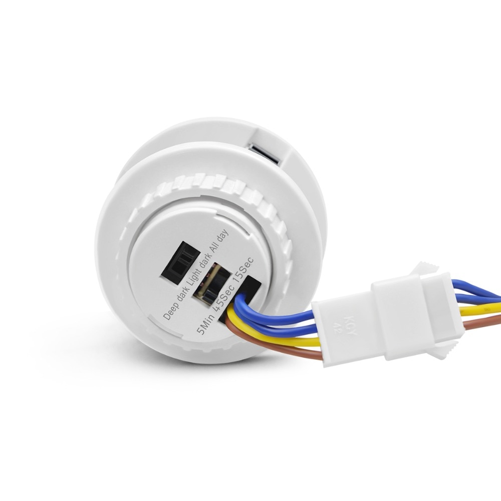 Zeer Gevoelige PIR Infrarood Motion Sensor Switch 220V 110V Auto ON/OFF Modus Detector Lichtschakelaar Tijd vertraging Verstelbare