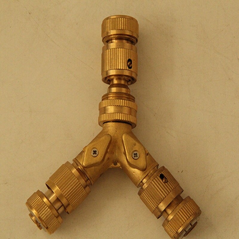 1/2 3/4 Pipe Fittings Three-Way Valve With Switch Tap Fittings Watering The Flowers Joint
