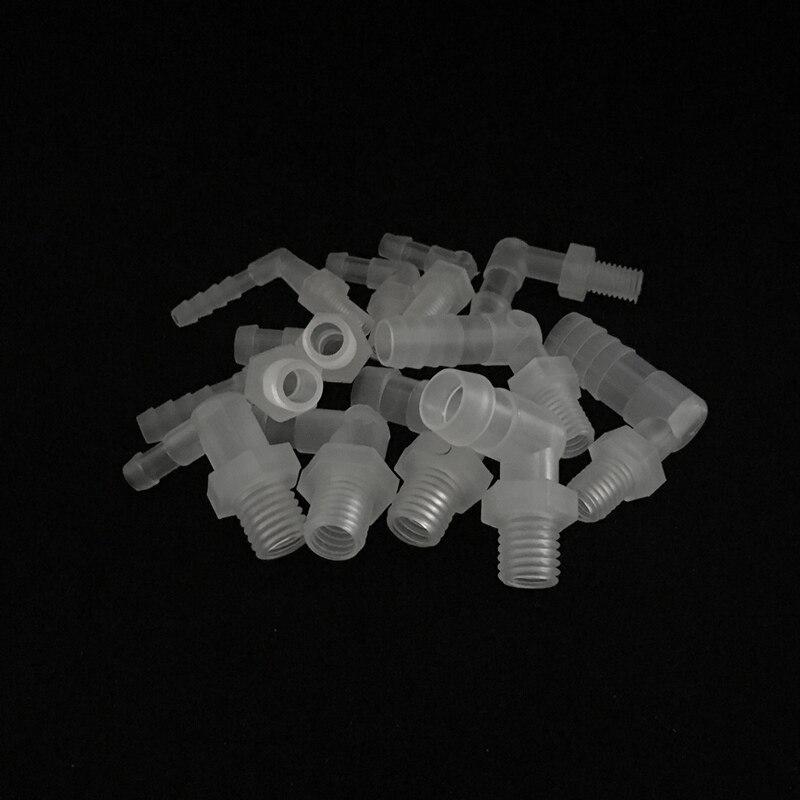 1Pcs M6-M12 Plastic Thread Elbow Adapters Garden Water Tank Hose Fittings