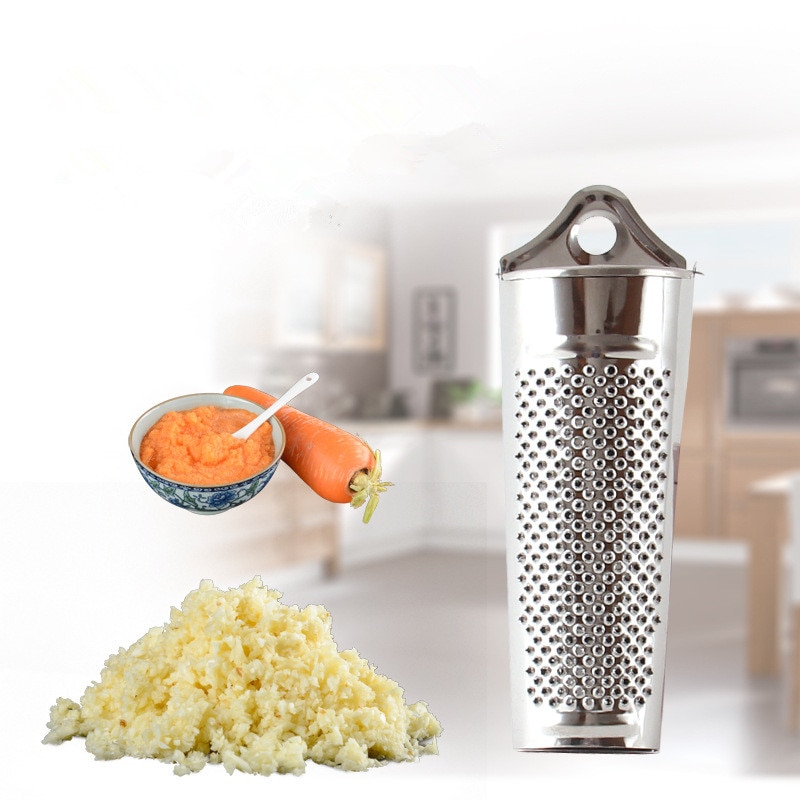 1PC Stainless Steel Versatile Hand Held Nutmeg Citrus Zester Ginger Grater Multifunctional Ginger Garlic Nut Planer OK 1063