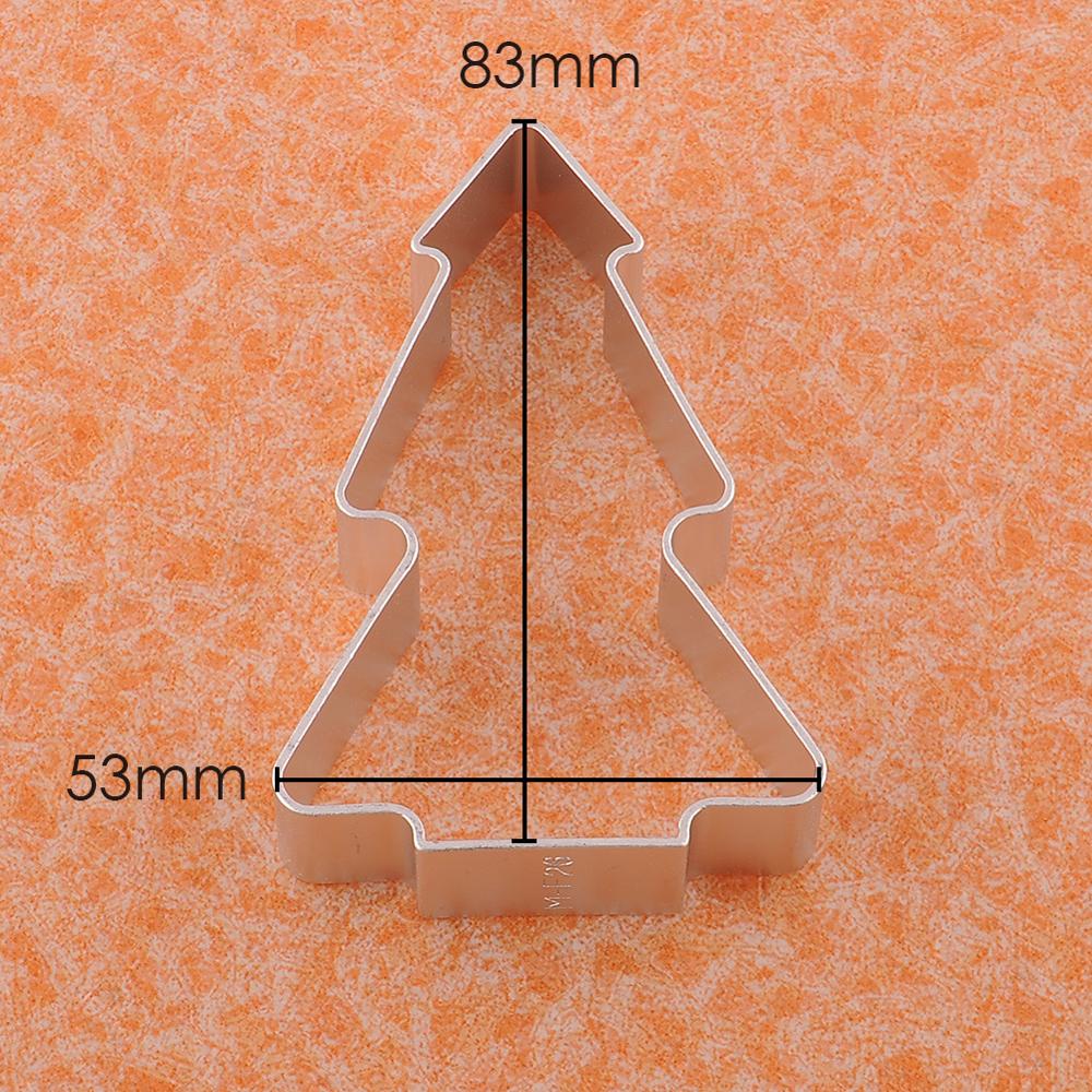 3d metalen cakevormpjes voor koekjes, cakevormpjes, decoratie, doe-het-zelf bakgereedschap, kerstboomvorm, holle vorm