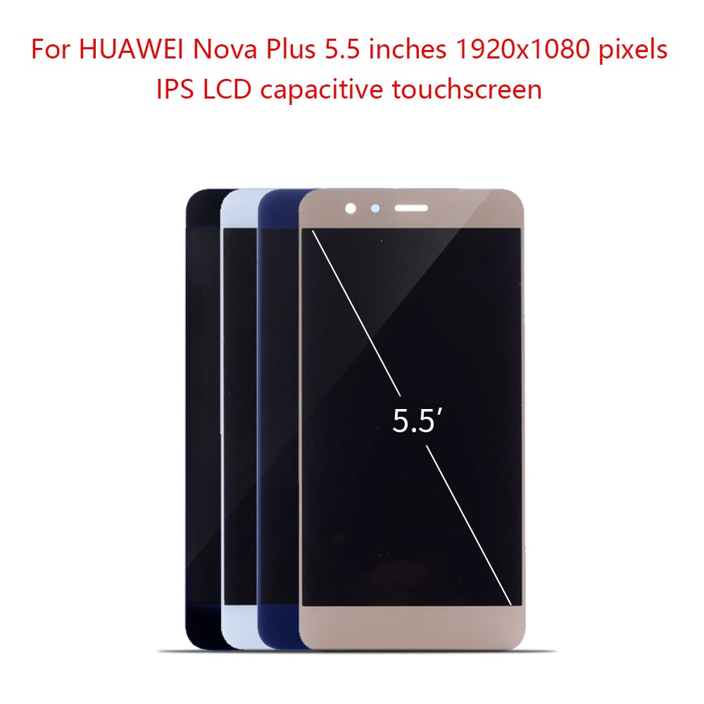 OTMIL 5,0 "100% Neue Für Huawei Nova Plus LCD berühren Bildschirm Digitizer Ersatz Für HUAWEI Nova Plus Anzeige