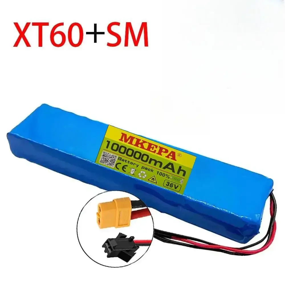 36V 100000 Batteria per scooter elettrico mAh 36v Batteria per scooter elettrico al litio 500W Batteria per scooter elettrico Batteria 36v 10s2p: Beige