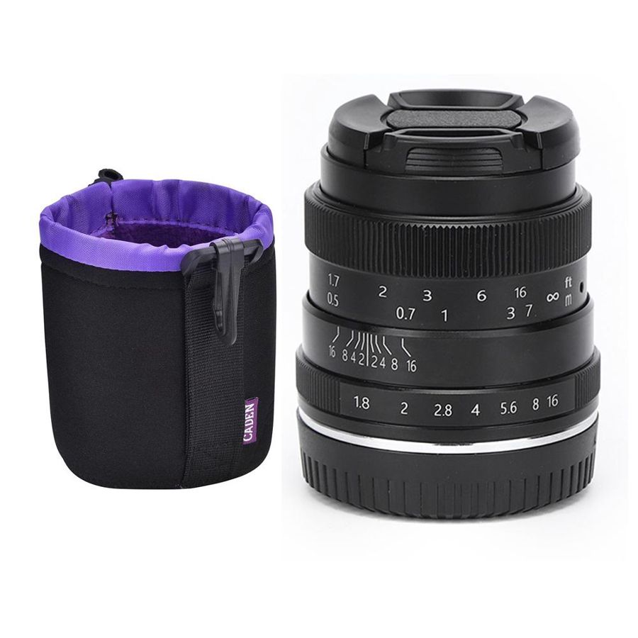lentes 50mm F1.8 for Fuji Mount Half-Frame Portrait Fixed-Focus Lens Fit for Fuji XT-3 XT-100 XT-30 Mirrorless Cameras lentille