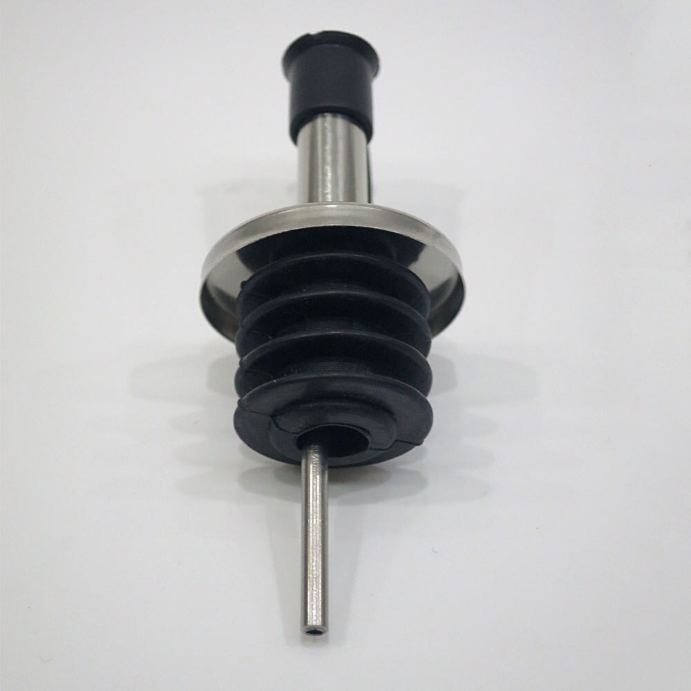 Wine Bottle Beer Pourer with Cap Covers Lid Oil Cork Drink Dispenser Spout Bottle Stopper Barware Bar Accessory Tool: Black