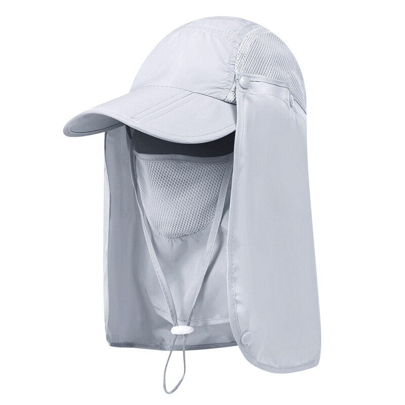 Outdoor Vissen Camping Cap Midge Mosquito Insect Hoed Bug Mesh Head Netto Gezicht Protector Travel Zon Hoeden: QH