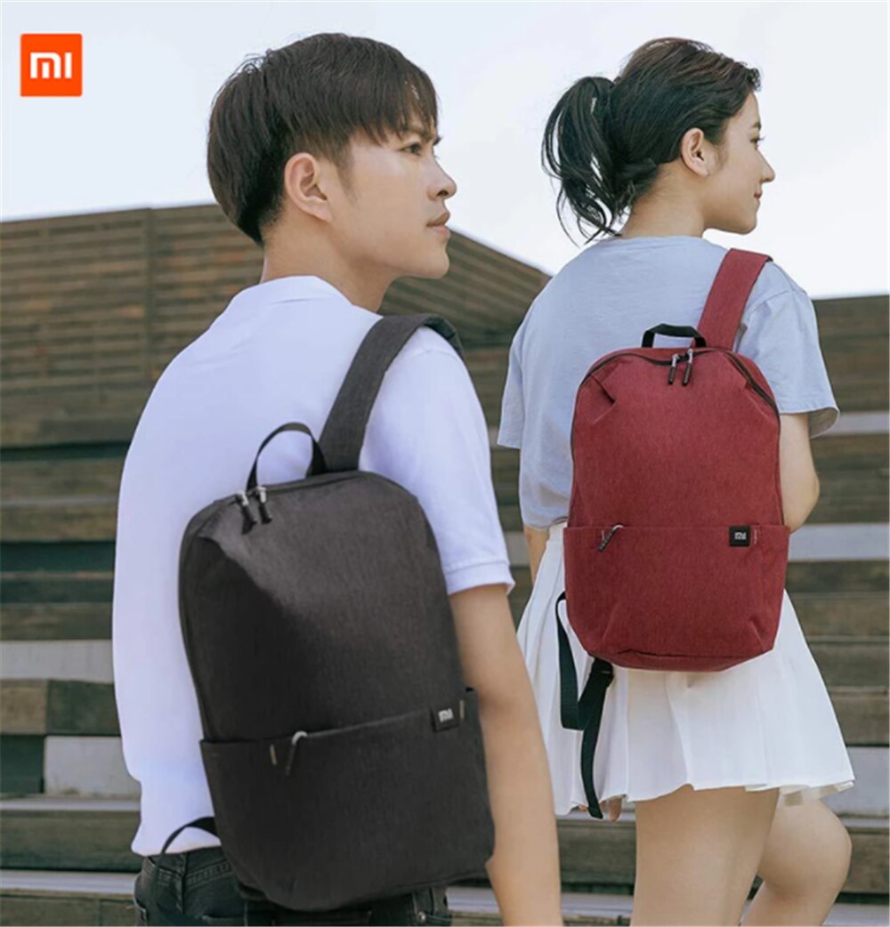 100 % Original Xiaomi 9 Color Small Back Mi pack Big star version 10L Capacity Anti-Water Bag Mi Many Color Lovers Couple pack