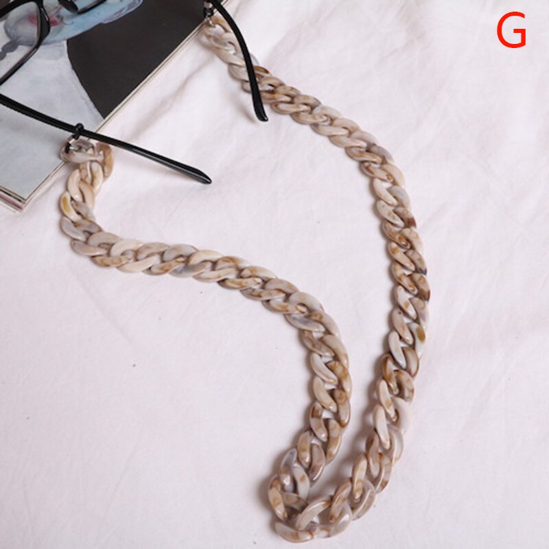 Acryl Leesbril Opknoping Hals Ketting Zonnebril Keten Lanyard Glazen Ketting Brillen Strap Zomer: G