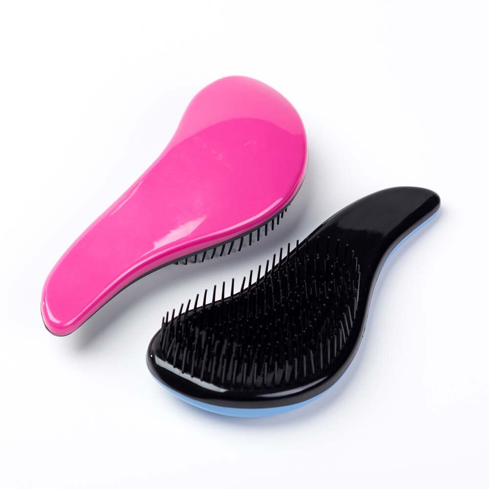 Mango mágico peine para desenredar cepillo de pelo para ducha desenredador de estilismo de salón Tamer exquite, herramienta útil, cepillo para el pelo