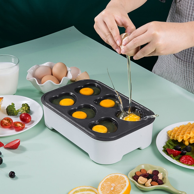 Electric Eggs Roasted Hamburger Machine Red Beans Cake Crepe Maker Home Mini Pie Pancake Baking Fried Egg Omelette Frying Pan