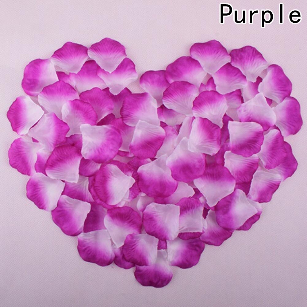 100 Pcs Bruiloft Bloemblaadjes Kunstmatige Zijden Rozenblaadjes Bloemen Petalas Petalos Wedding Bridal Shower Aisle Vaas Decor Confetti: PP7