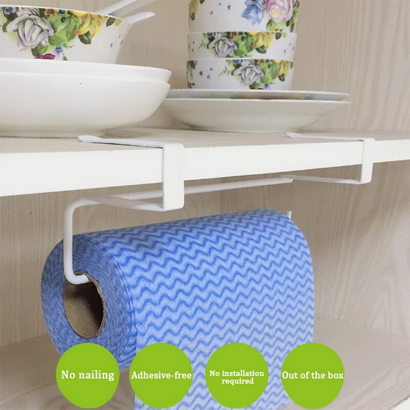 Keuken Tissue Houder Opknoping Badkamer Toiletpapier Handdoekhouder Rack Keuken Papierrolhouder Toiletpapier Stand Handdoek
