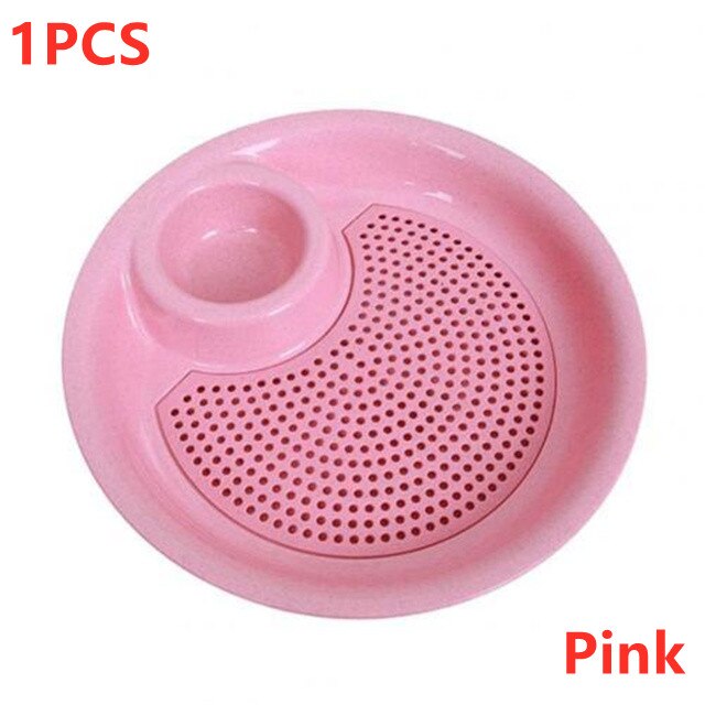 Lightweight Wheat Straw Plates, Unbreakable Eco-Friendly Reusable Plastic Plates, Salad Plates, Camping Plates, Dumplings Dish: 1pcs Pink