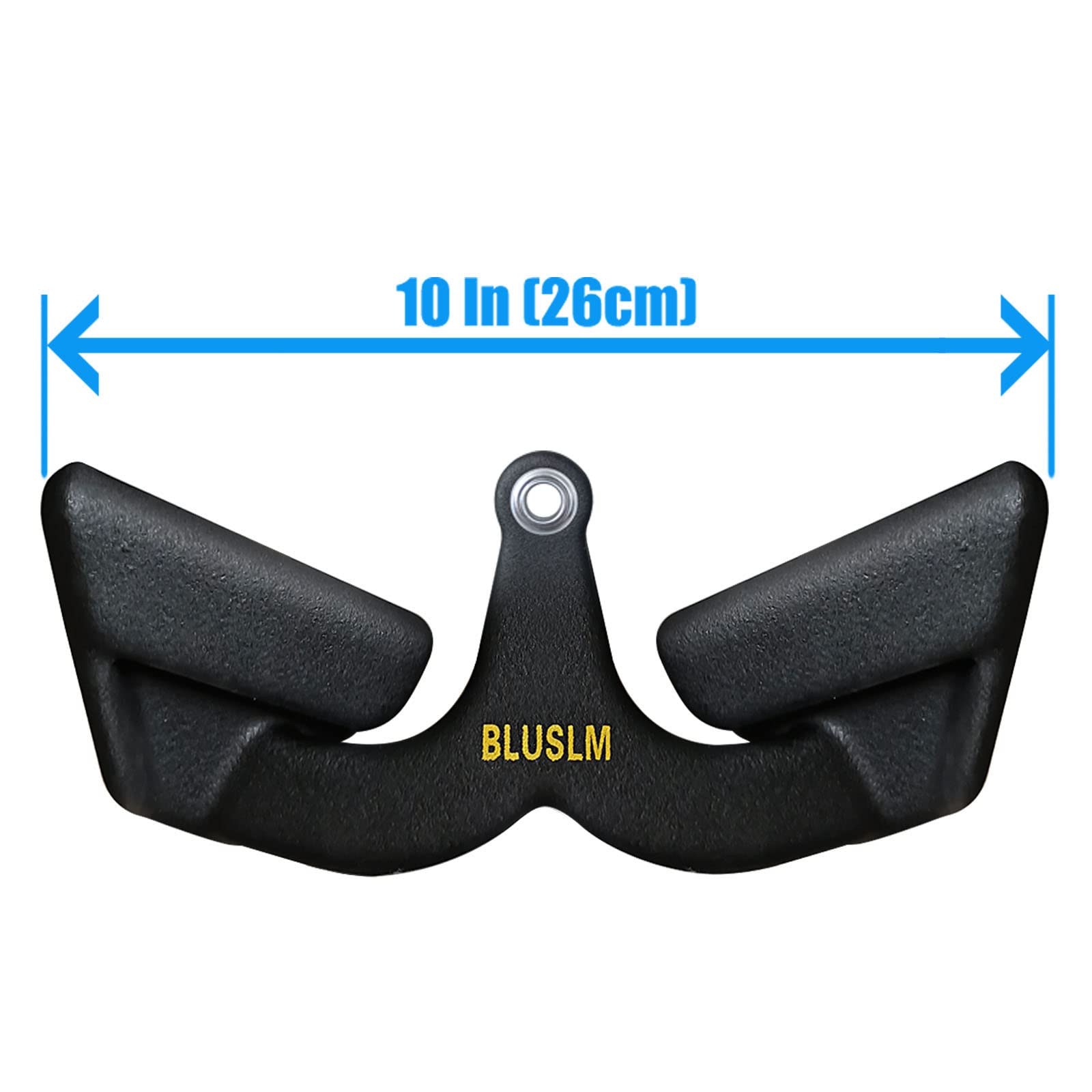 Gym Fitness Grip Home Workout Pull Back Handles For Lat Machine With Mid Row Seated Row Machine V-Grip Back Muscle Exercise Bars: Blue