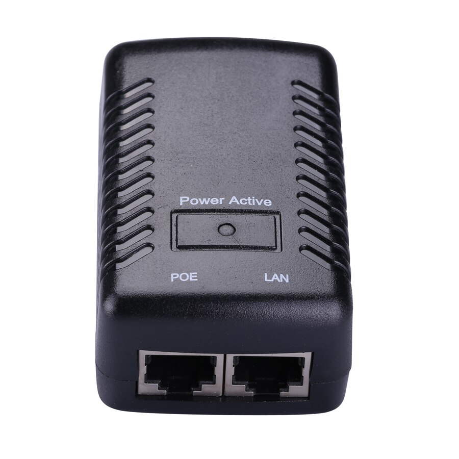 DC48V 0.5A POE Injector Spliter Voor CCTV IP camera IEEE802.3af POE Switch Ethernet POE Adapter EU/UK/US/AU Standaard Optioneel