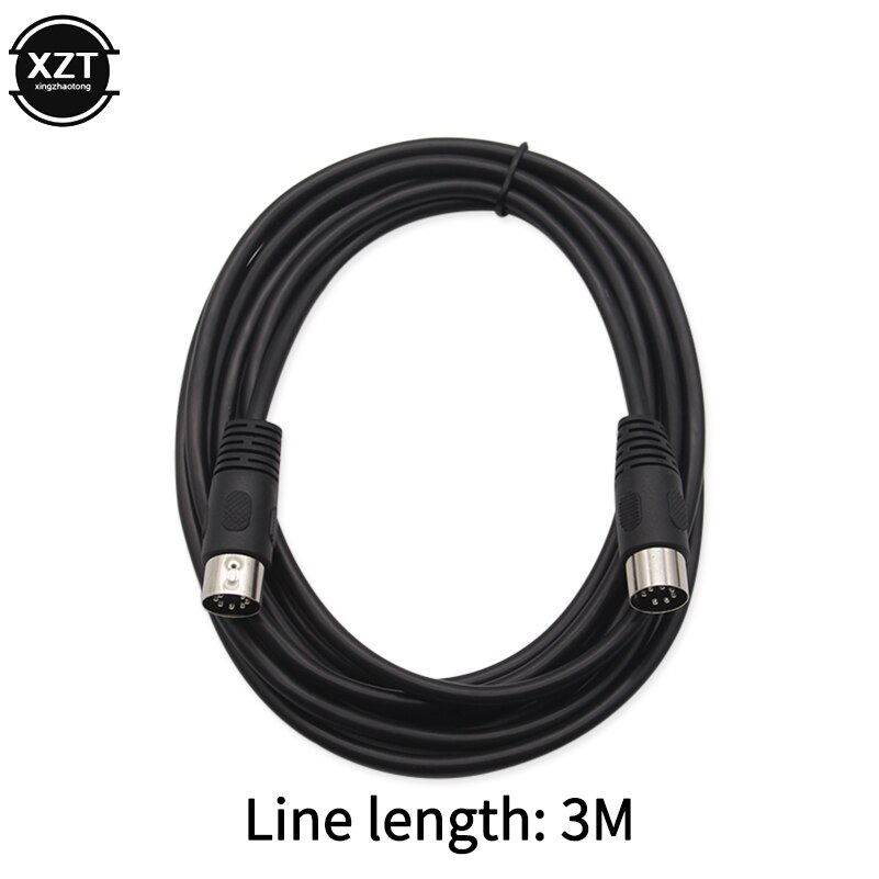 1PCS 7 Pin Din Midi Cable 7PIN DIN Male to Male Controller Interface Cable 1M 1.5M 3M
