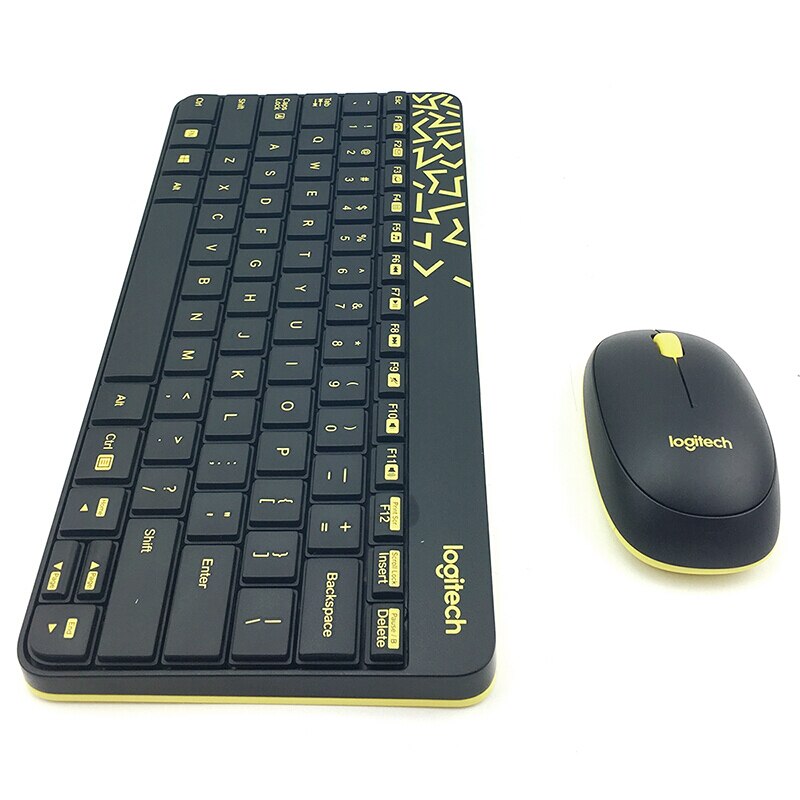 Logitech MK240 Wireless Keyboard Mouse Combo Nano USB Receiver For Laptop Desktop PC Home Office