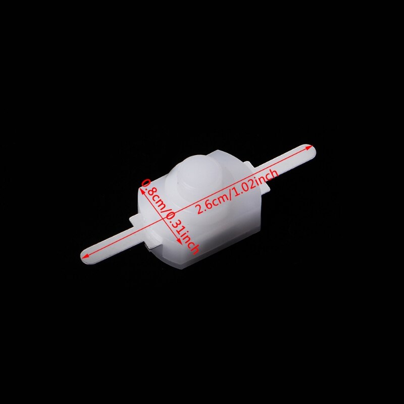 10 Pcs DC Latching Push Button Switch On Off For Torch Flashlight Light Lamp Wall Outlet 62KD