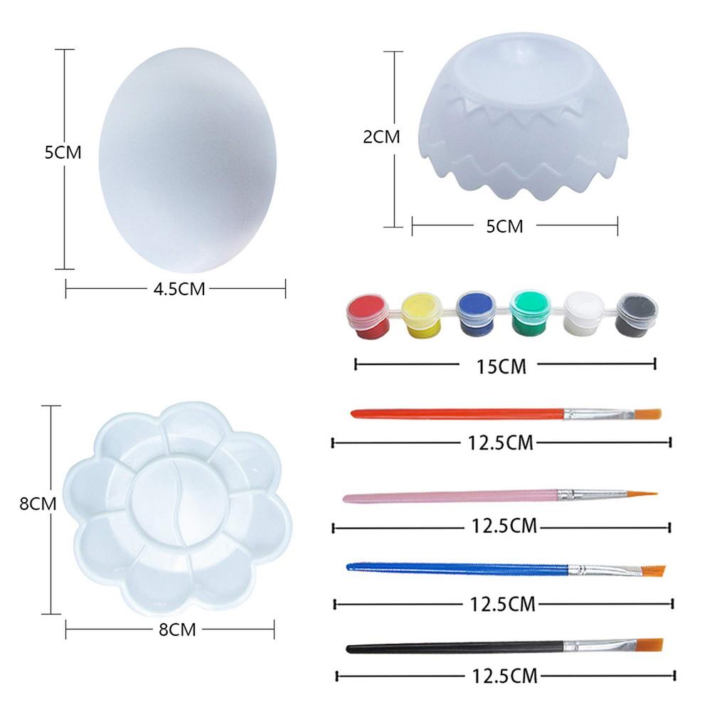 45Pcs Paasei Schilderen Arts Ambachten Kit Voor Kinderen Over 4 + Jaar