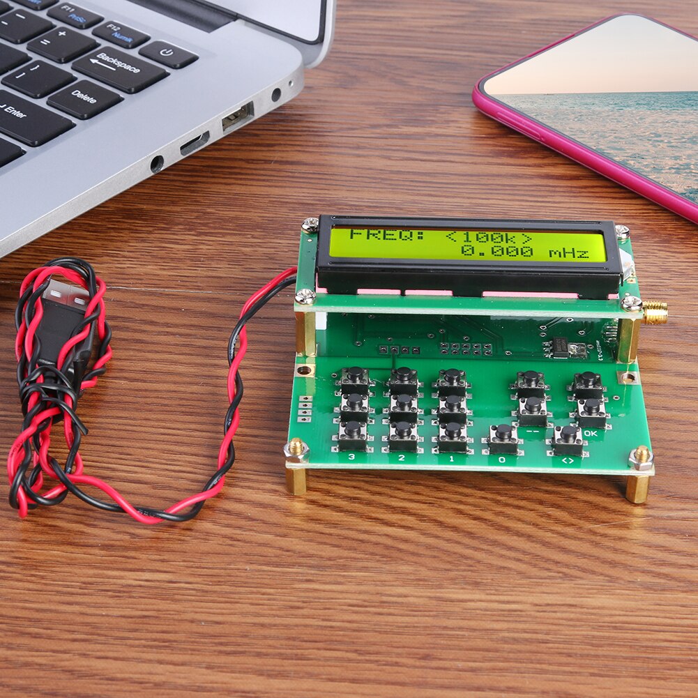 Variable-Frequency Oscillator Signal Generator ADF4351 LCD Display Signal Source Variable-Frequency Oscillator Signal Generator