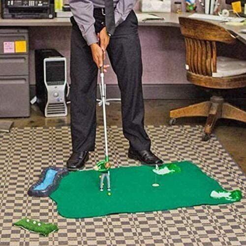 Indoor Mini Golf Spel, golf Game Set Met Een Beetje Guy Aan Golf Club Dispositivo De Entrenamiento De Golf
