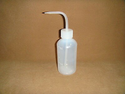 250ml plastflasker, gradueret flaske, bøjet mund, laboratorieplastik