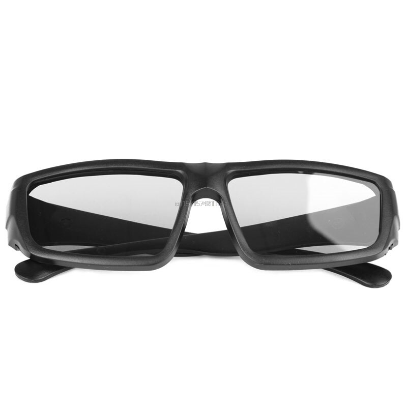 Circulair Gepolariseerde Passieve 3D Stereo Bril Zwart H4 Voor Tv Real D 3D Bioscopen